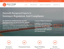 Tablet Screenshot of doctorlawgroup.com